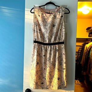 Cream sleeveless dress